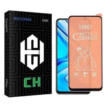 محافظ صفحه نمایش سرامیکی مات ریکام مدل CH glass مناسب برای گوشی موبایل شیائومی Redmi Note 9 pro/ Note 9S